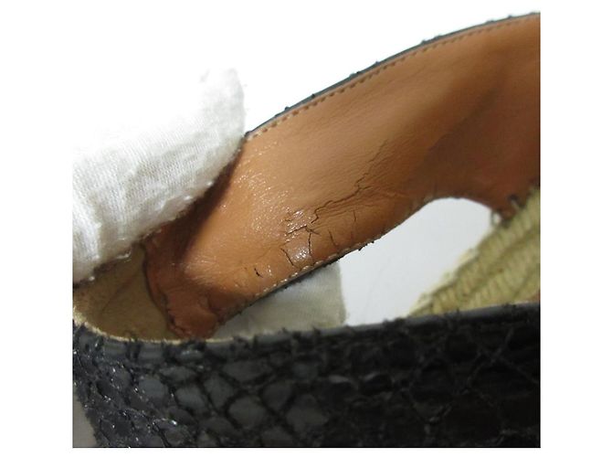 Stella Mc Cartney Sandali slip-on in juta Stella McCartney Nero - vista 10