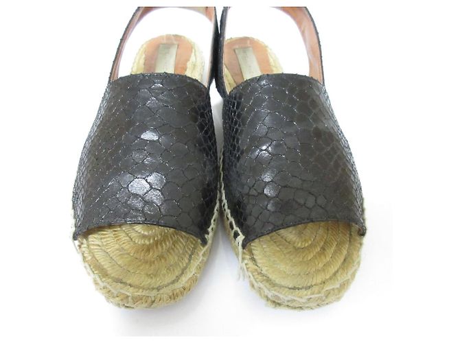 Stella Mc Cartney Sandali slip-on in juta Stella McCartney Nero - vista 2