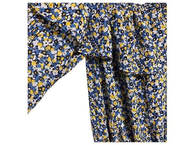 Mono de Chifón Floral Michael Kors Azul Amarillo - vista 2