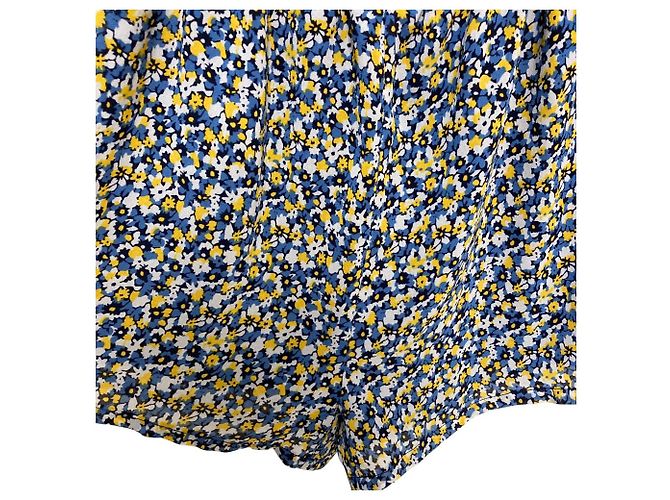 Mono de Chifón Floral Michael Kors Azul Amarillo - vista 4