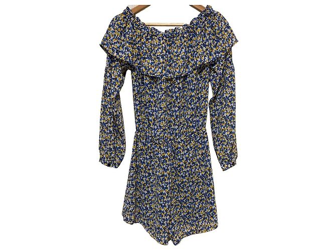 Mono de Chifón Floral Michael Kors Azul Amarillo - vista 5