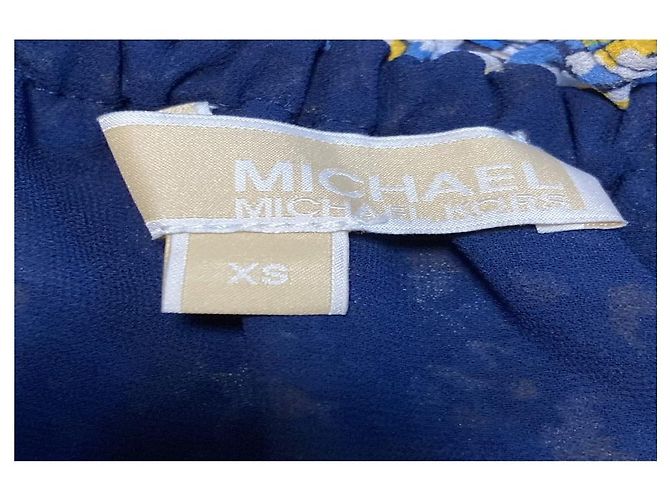 Mono de Chifón Floral Michael Kors Azul Amarillo - vista 6