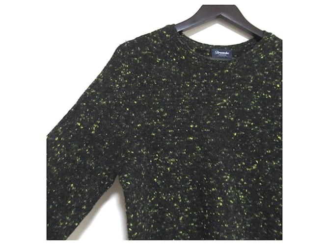 Autre Marque Drumohr Mischgarn Pullover Schwarz Gelb - Ansicht 3