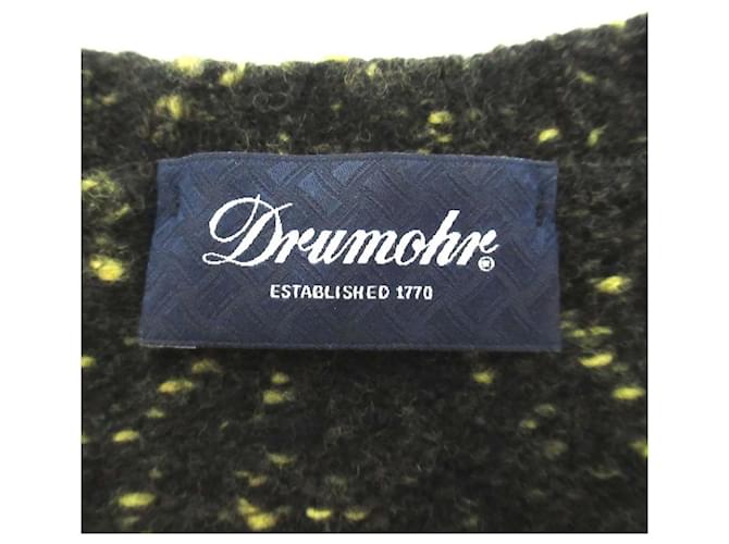 Autre Marque Drumohr Mischgarn Pullover Schwarz Gelb - Ansicht 5