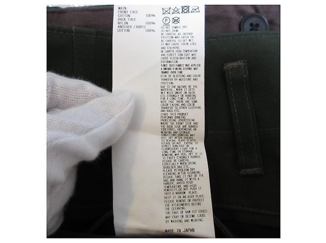Autre Marque Shorts in cotone e nylon Kolor Verde Arancione Cachi - vista 11
