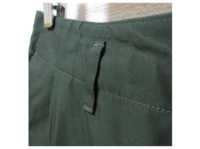 Autre Marque Shorts in cotone e nylon Kolor Verde Arancione Cachi - vista 3