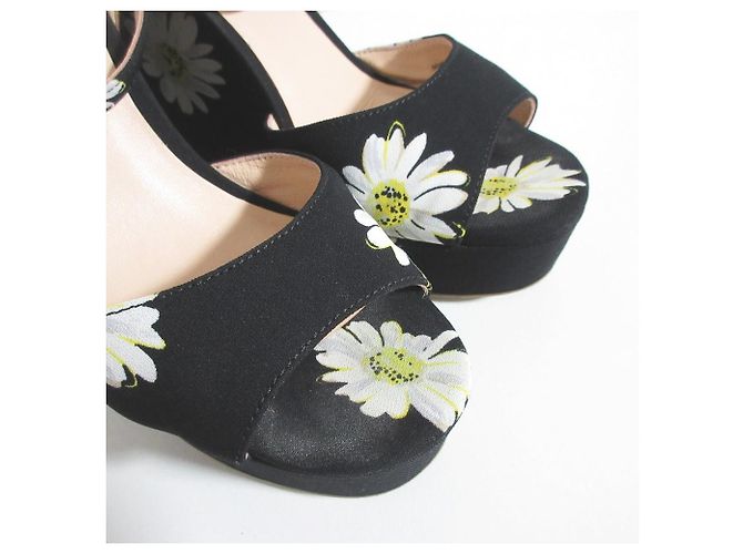 sandali con zeppa kate spade new york Nero - vista 10
