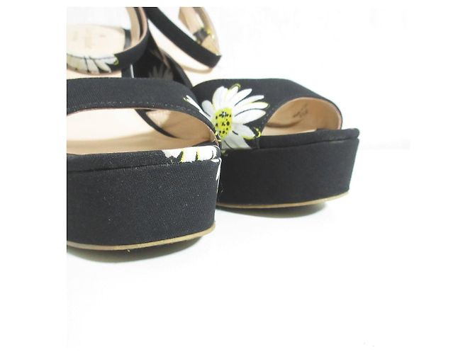 sandali con zeppa kate spade new york Nero - vista 2