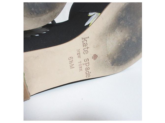 sandali con zeppa kate spade new york Nero - vista 9