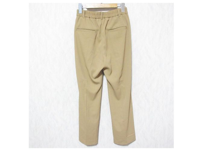 Autre Marque SLOBE IENA Relax-Hose mit Bügelfalte Beige - Ansicht 2