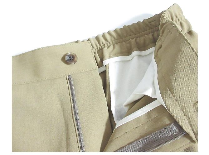 Autre Marque SLOBE IENA Relax-Hose mit Bügelfalte Beige - Ansicht 4