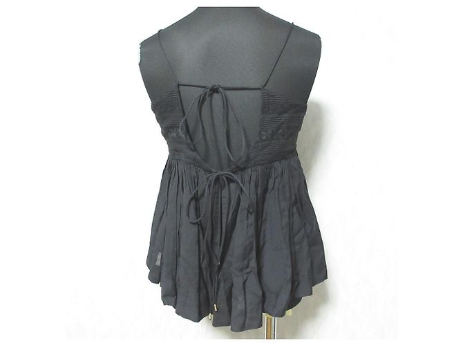 Autre Marque Camisola de Encaje con Cinta Trasera PARIGOT Negro - vista 2