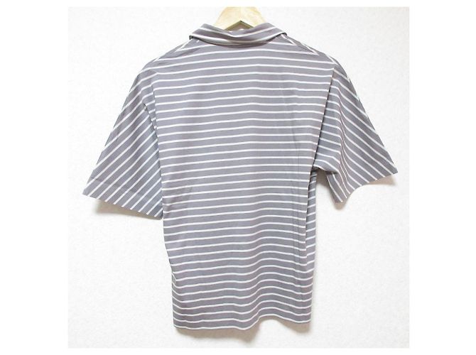 Autre Marque Pullover aus Jersey mit Rand aus der Essential Collection von Mackintosh Weiß Grau - Ansicht 2