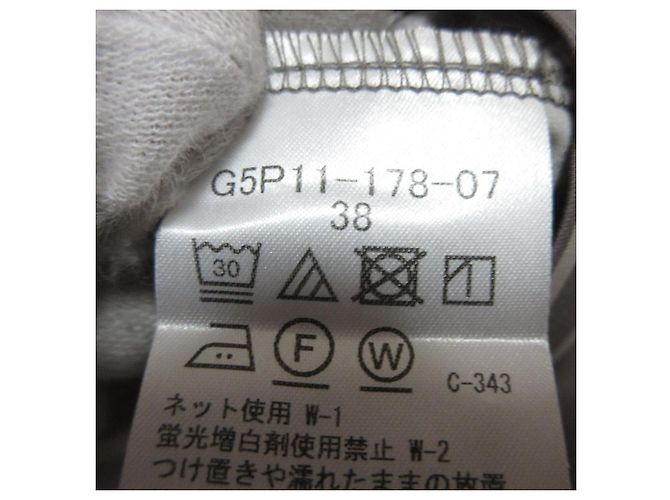 Autre Marque Pullover aus Jersey mit Rand aus der Essential Collection von Mackintosh Weiß Grau - Ansicht 5