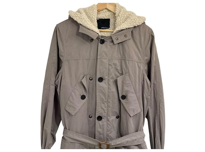 Autre Marque Casaco com capuz 3.1 Phillip Lim Verde Caqui - vista 4