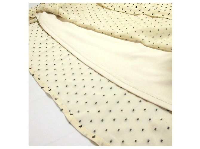 Autre Marque Vestido Largo de Jacquard con Lunares DRESSTERIOR Beige - vista 4