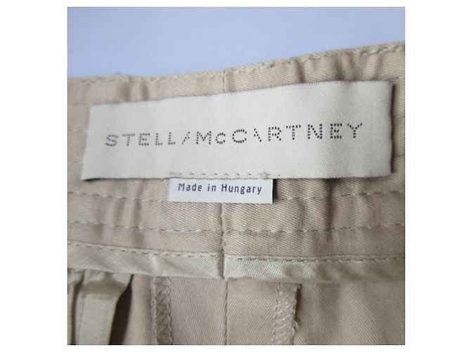 Stella Mc Cartney Shorts Stretch Stella McCartney Beige - vista 6