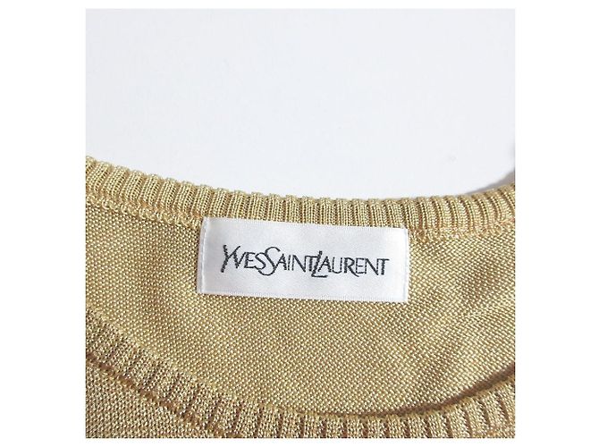 Top de punto de manga corta Yves Saint Laurent - vista 4
