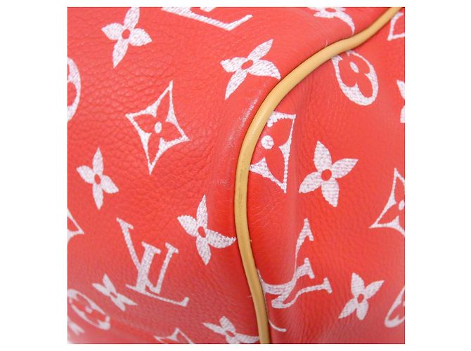 Speedy Louis Vuitton Monogram Boston Tasche Rot - Ansicht 2