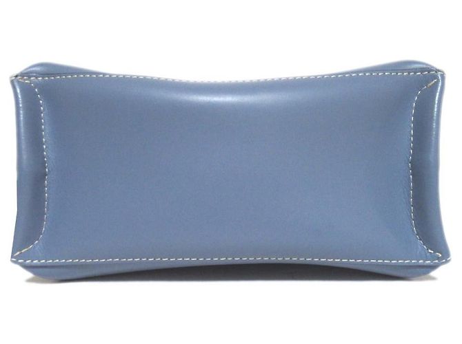 Autre Marque IACUCCI MARGHERITA Bolsa 2 em 1 em couro liso Preto Azul - vista 5