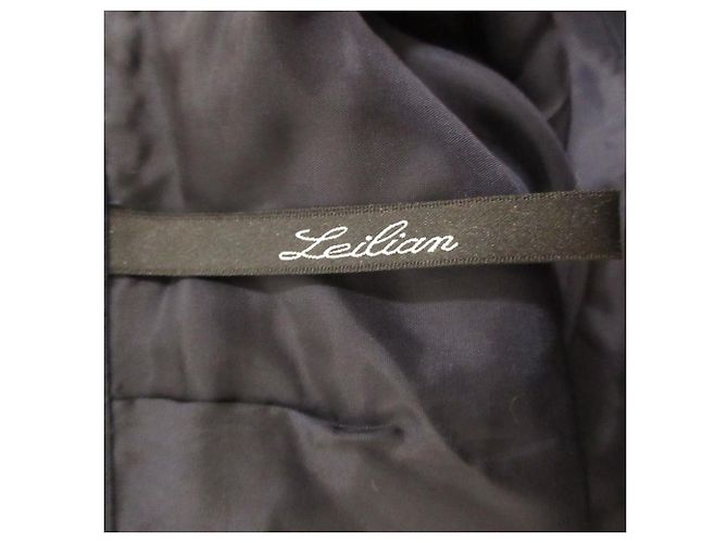 Autre Marque Bluse Rock 2-in-1 Leilian Schwarz Weiß Marineblau - Ansicht 10