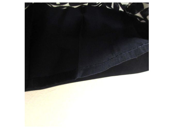 Autre Marque Bluse Rock 2-in-1 Leilian Schwarz Weiß Marineblau - Ansicht 9