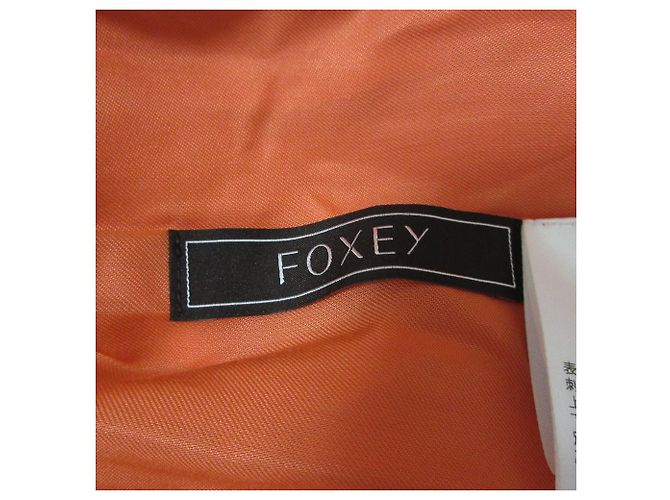 Autre Marque FOXEY Kleid Gartenstickerei Orange - Ansicht 7