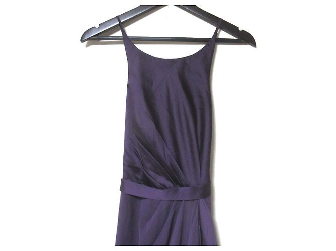 Autre Marque Vestido Largo Blanco de Vera Wang Púrpura - vista 3