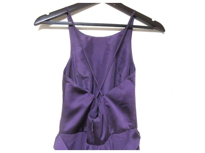 Autre Marque Vestido Largo Blanco de Vera Wang Púrpura - vista 4