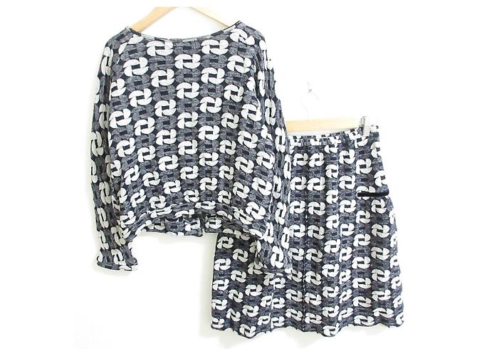 Autre Marque Conjunto Jacquard Sally Scott Azul - vista 2