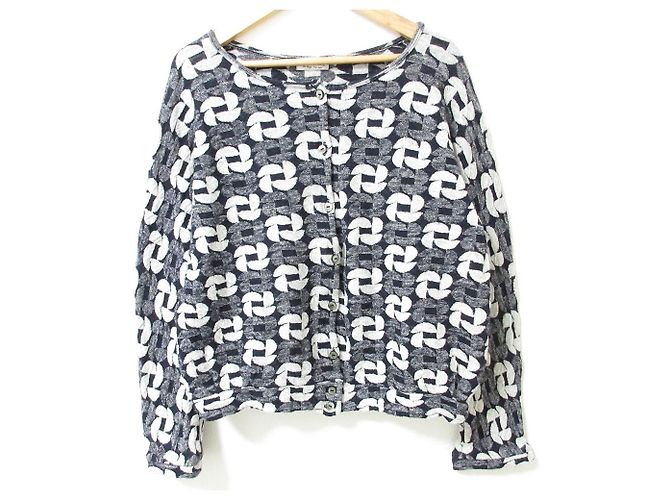 Autre Marque Conjunto Jacquard Sally Scott Azul - vista 3