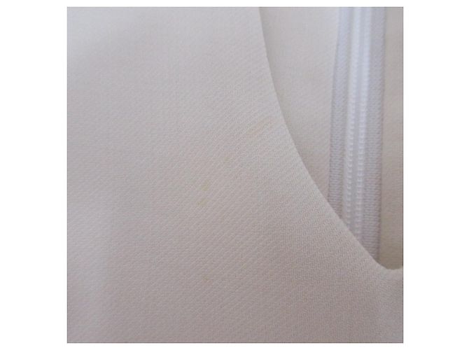 Autre Marque Escada V-Ausschnitt Kleid Weiß Aus weiß - Ansicht 11