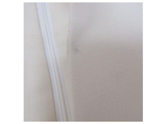Autre Marque Escada V-Ausschnitt Kleid Weiß Aus weiß - Ansicht 13