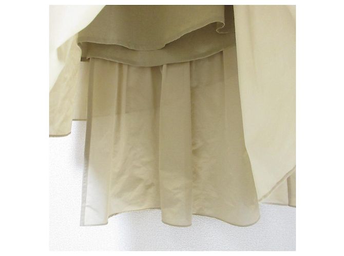 Autre Marque falda larga en capas STRASBURGO Limited Beige - vista 6