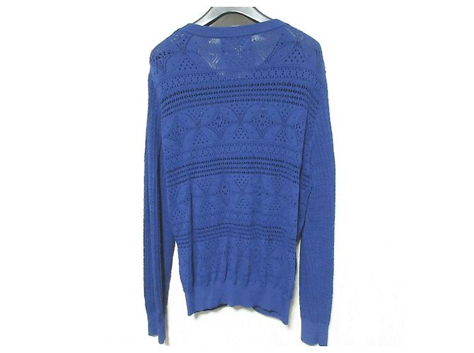 Boutique Moschino Häkelstrickjacke Blau Marineblau - Ansicht 2