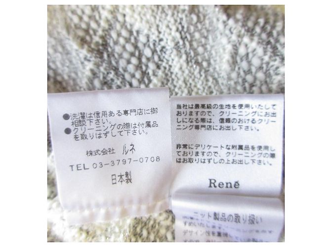 Autre Marque Kurzes Strickoberteil aus Tweed von Rene Grau - Ansicht 6