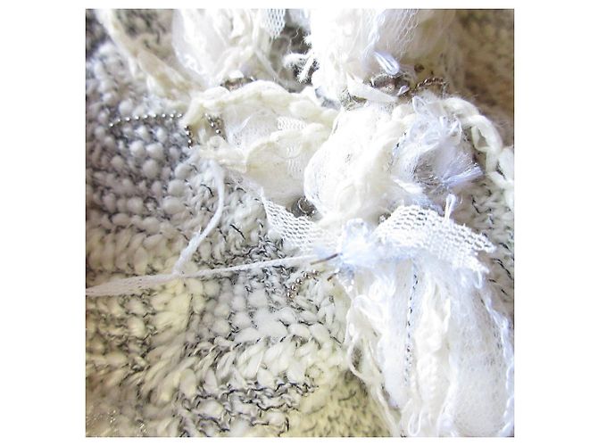Autre Marque Kurzes Strickoberteil aus Tweed von Rene Grau - Ansicht 9