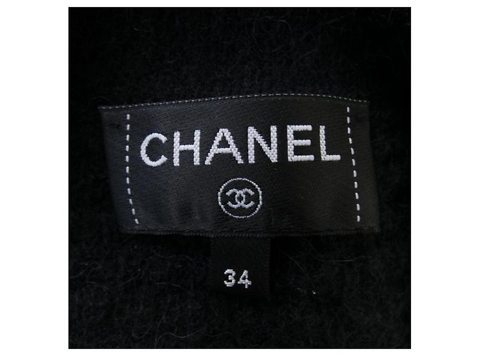 Cárdigan de mezcla de cachemira Chanel P75697K10875 Negro Plata - vista 4