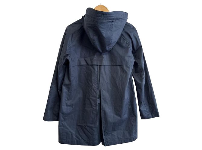Autre Marque Abrigo de lana con capucha de primavera Woolrich Azul Azul marino - vista 2