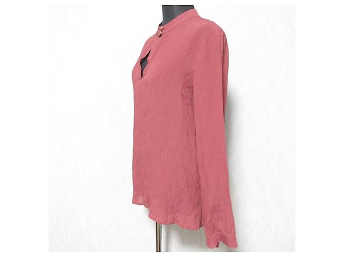 Apc Blusa de seda A.P.C. Rosa - vista 3