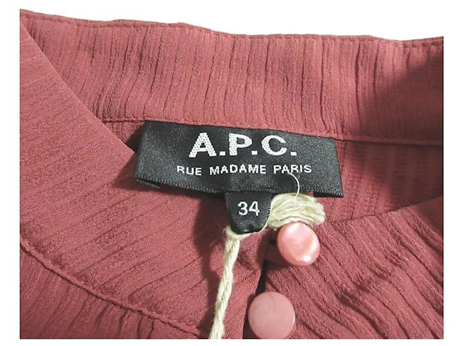 Apc Blusa de seda A.P.C. Rosa - vista 5