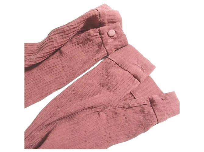Apc Blusa de seda A.P.C. Rosa - vista 9