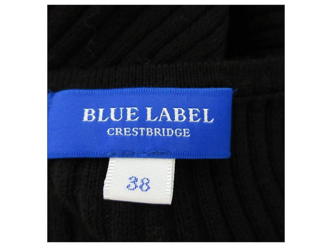 Autre Marque ASIMMETRISCHER STRICKPULLOVER BLUE LABEL CRESTBRIDGE Schwarz - Ansicht 5