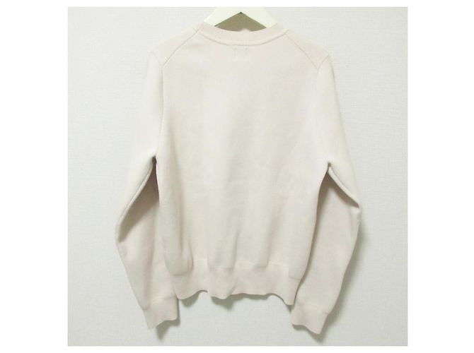 Autre Marque Ron Herman Wollpullover mit glatter Strickart Beige - Ansicht 2