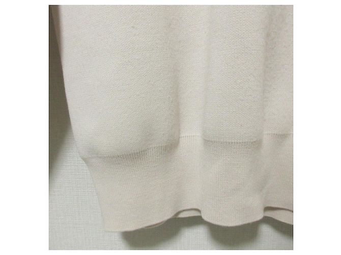 Autre Marque Ron Herman Wollpullover mit glatter Strickart Beige - Ansicht 8