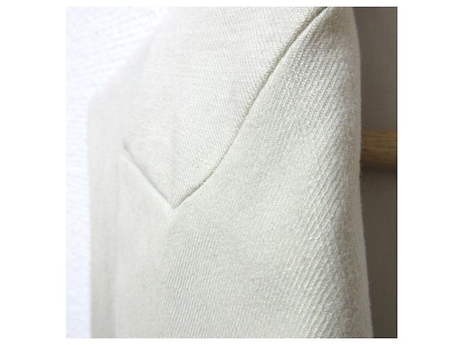 Autre Marque Chaleco Largo ANAYI MANTECO Beige Crudo - vista 3