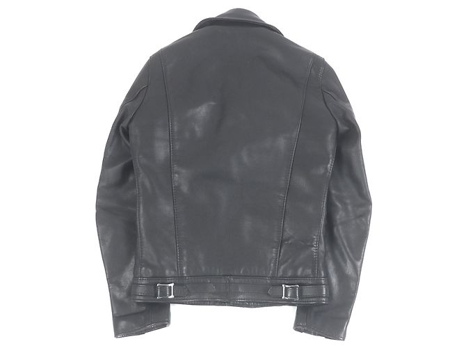 Autre Marque Chaqueta de cuero ajustada Cyclone de Lewis Leathers Negro - vista 4