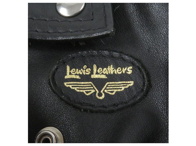 Autre Marque Chaqueta de cuero ajustada Cyclone de Lewis Leathers Negro - vista 6