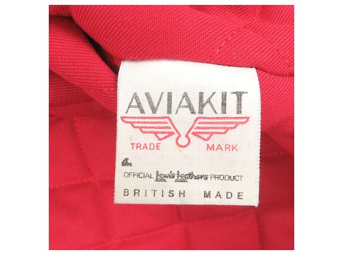 Autre Marque Chaqueta de cuero ajustada Cyclone de Lewis Leathers Negro - vista 8