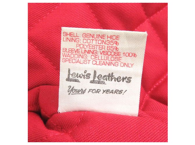 Autre Marque Chaqueta de cuero ajustada Cyclone de Lewis Leathers Negro - vista 9